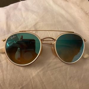 Ray Bans Round Double Bridge Glasses